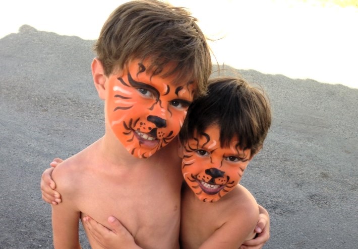 Le maquillage enfants au camping